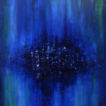 Nimrod Hanai Serene Oil On Canvas 90cm x 60cm