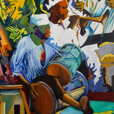 Mac Sawaya Goma Acrylic on canvas 75 x 100 cm Price on request