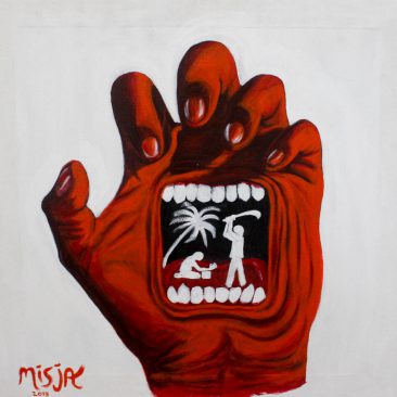 Misja Roels Congo Inheritance Acrylic on canvas 60 x 60 cm Price on request