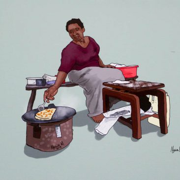 Ngaira Mandara Chapati Digital Print 60 x 42cm 180,000 TSH