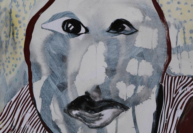 OPTION Untitled III Mixed media on canvas _ paper 64cm-91cm PRICE ON REQUEST