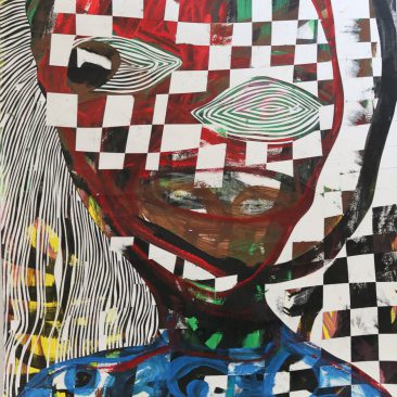 OPTION Untitled1 Mixed media on canvas _paper 64cm-91cm PRICE ON REQUEST