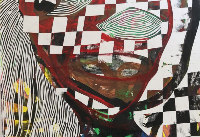 OPTION Untitled1 Mixed media on canvas _paper 64cm-91cm PRICE ON REQUEST