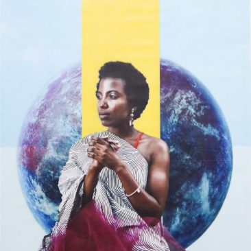 VALERIE AMANI shukuru the fire Digital print PRICE ON REQUEST