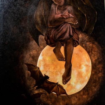 Insomnia Acrylic on canvas 80 x 110cm 2020 Hedwiga Tairo